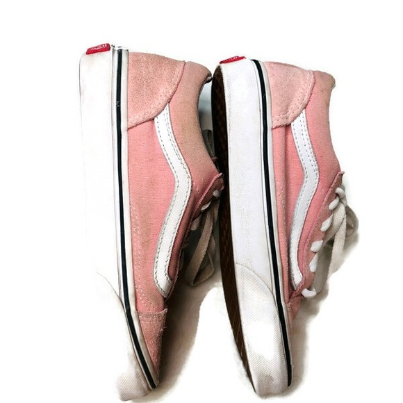 Vans Kids Old Skool Shoe Pink Size 2 Kids - Picture 3 of 6